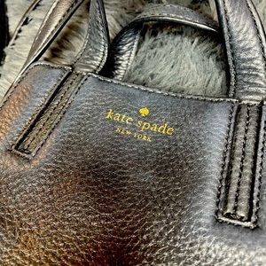 Kate Spade mini black leather crossbody bag